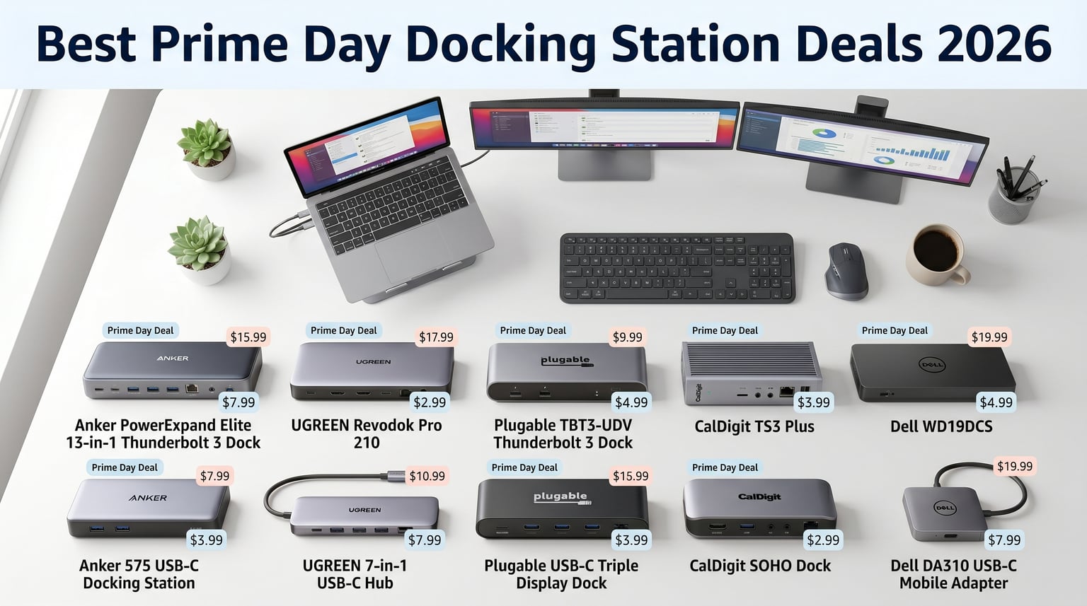Best Amazon Prime Day Docking Station Deals 2026