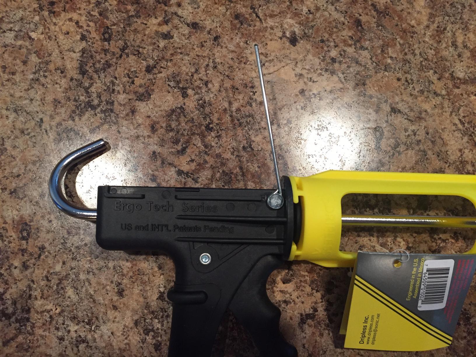 Dripless ETS2000 The Yellow Gun Composite Caulk Gun - Dripless Caulking Gun for 10 oz Cartridges or Tubes - Lightweight Body - 12:1 Thrust Ratio - Pro Painter Preferred customer photo 2