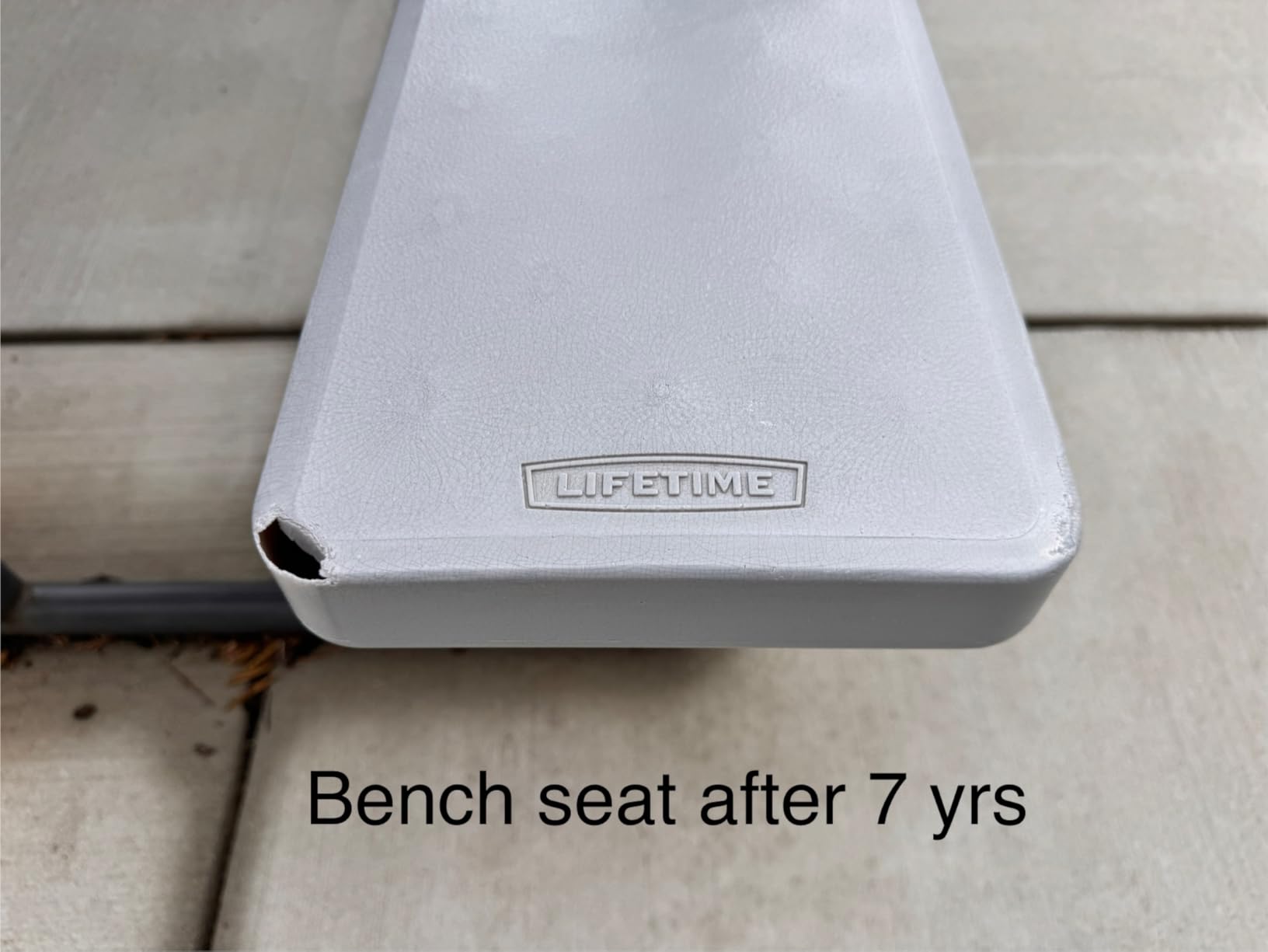 LIFETIME 6-Foot Folding Picnic Table, Outdoor Portable Bench Seating for 8, UV-Protected HDPE, Powder-Coated Steel Frame, Stain-Resistant, Folds Flat for Storage customer photo 1