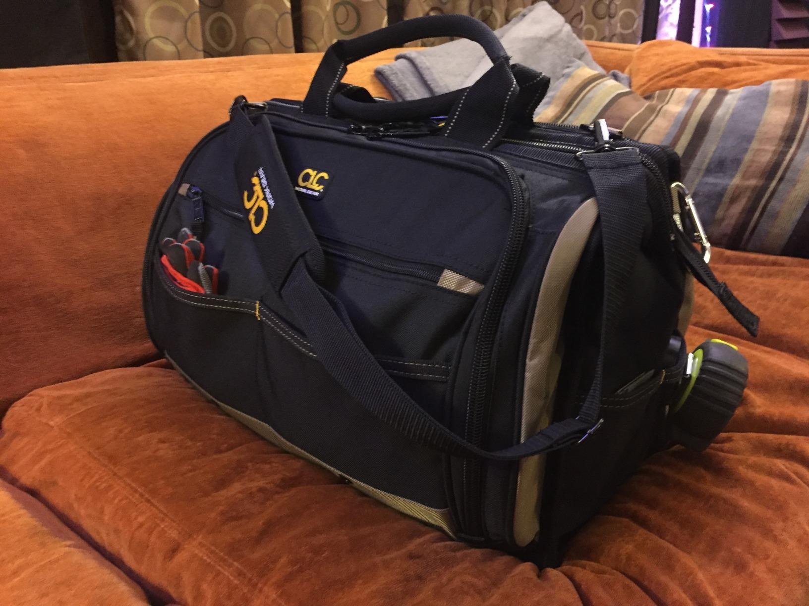Custom Leathercraft 1539 Multi-Compartment 50 Pocket Tool Bag customer photo 1
