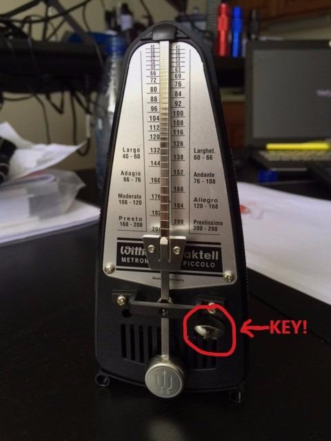 Wittner 836 Taktell Piccolo Metronome, Black customer photo 2