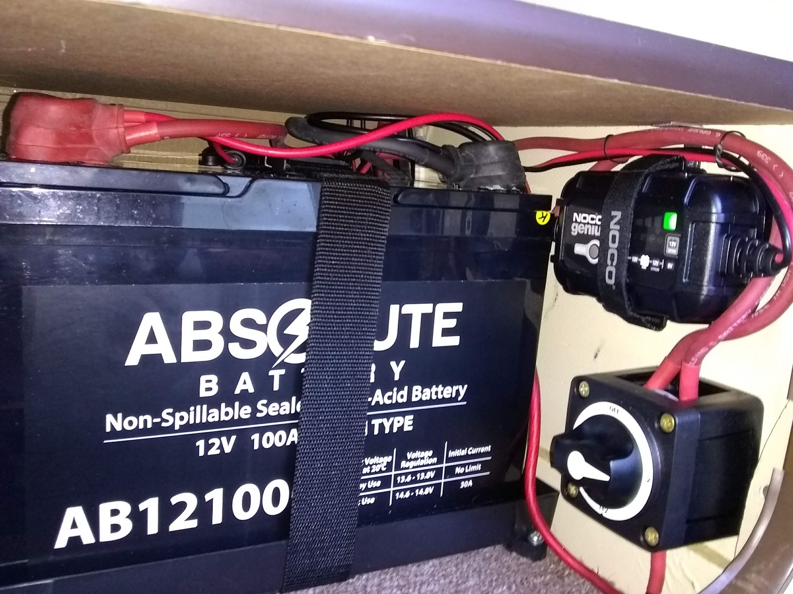 Blue Sea Systems 4-Position Mini Selector Battery Switch, Red, 6007 m-Series customer photo 1