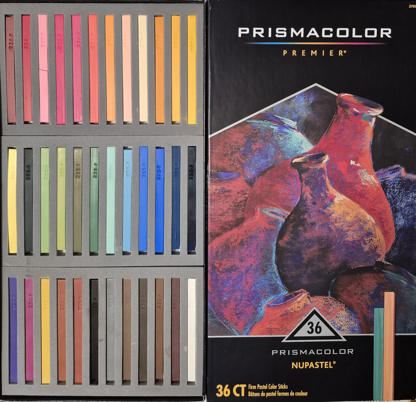 Prismacolor Premier NuPastels, Firm Pastel Color Sticks, 36 Count - For Textures, Blending, Shading customer photo 1
