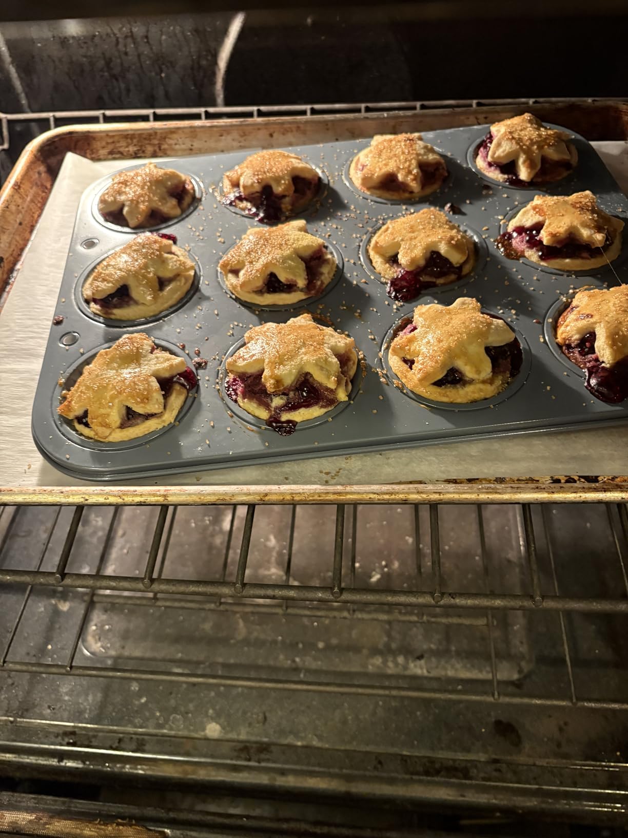 Fox Run Ribbed Tart Pan, 12-Cup, Preferred Non-Stick, 10.5 x 14 x 1 inches | Food Safe Nonstick For Easy Release & Cleaning | Make 12 Mini Fluted Tarts At Once | Great For Quiches, Cakes & Muffins customer photo 1