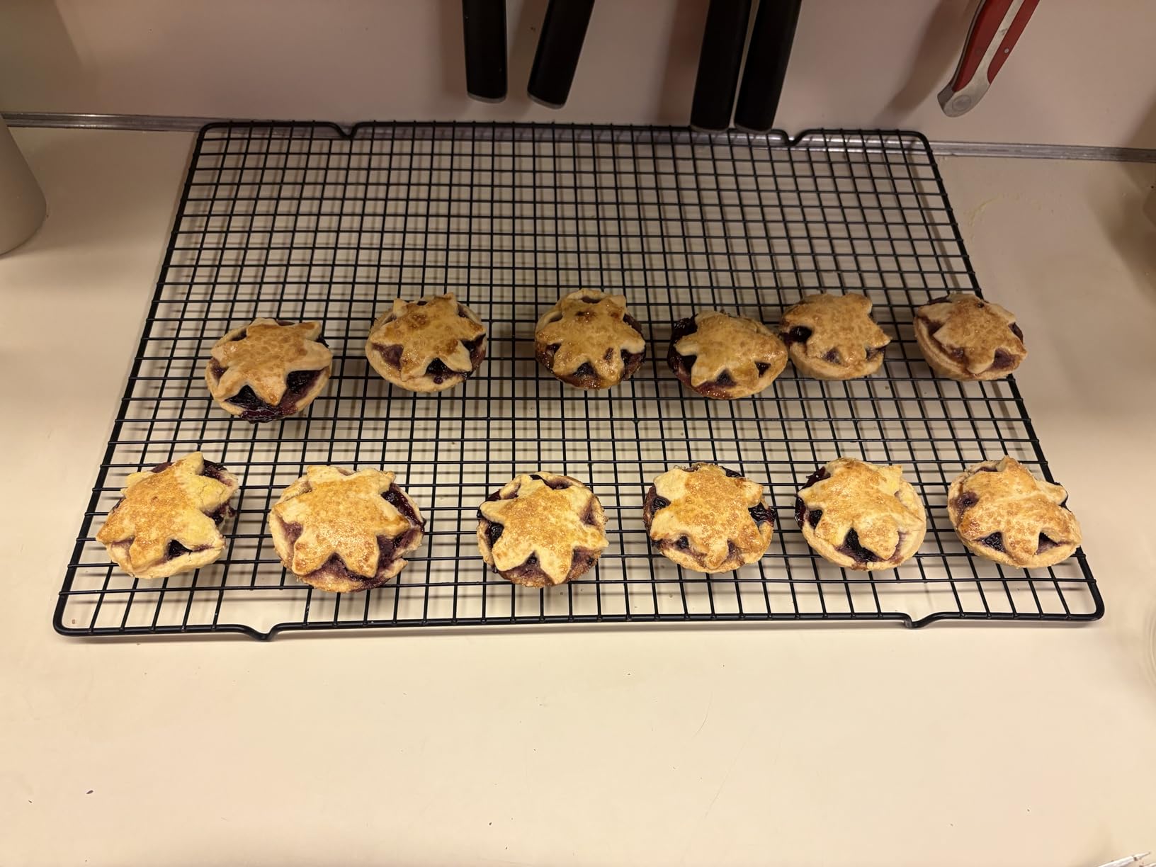 Fox Run Ribbed Tart Pan, 12-Cup, Preferred Non-Stick, 10.5 x 14 x 1 inches | Food Safe Nonstick For Easy Release & Cleaning | Make 12 Mini Fluted Tarts At Once | Great For Quiches, Cakes & Muffins customer photo 2