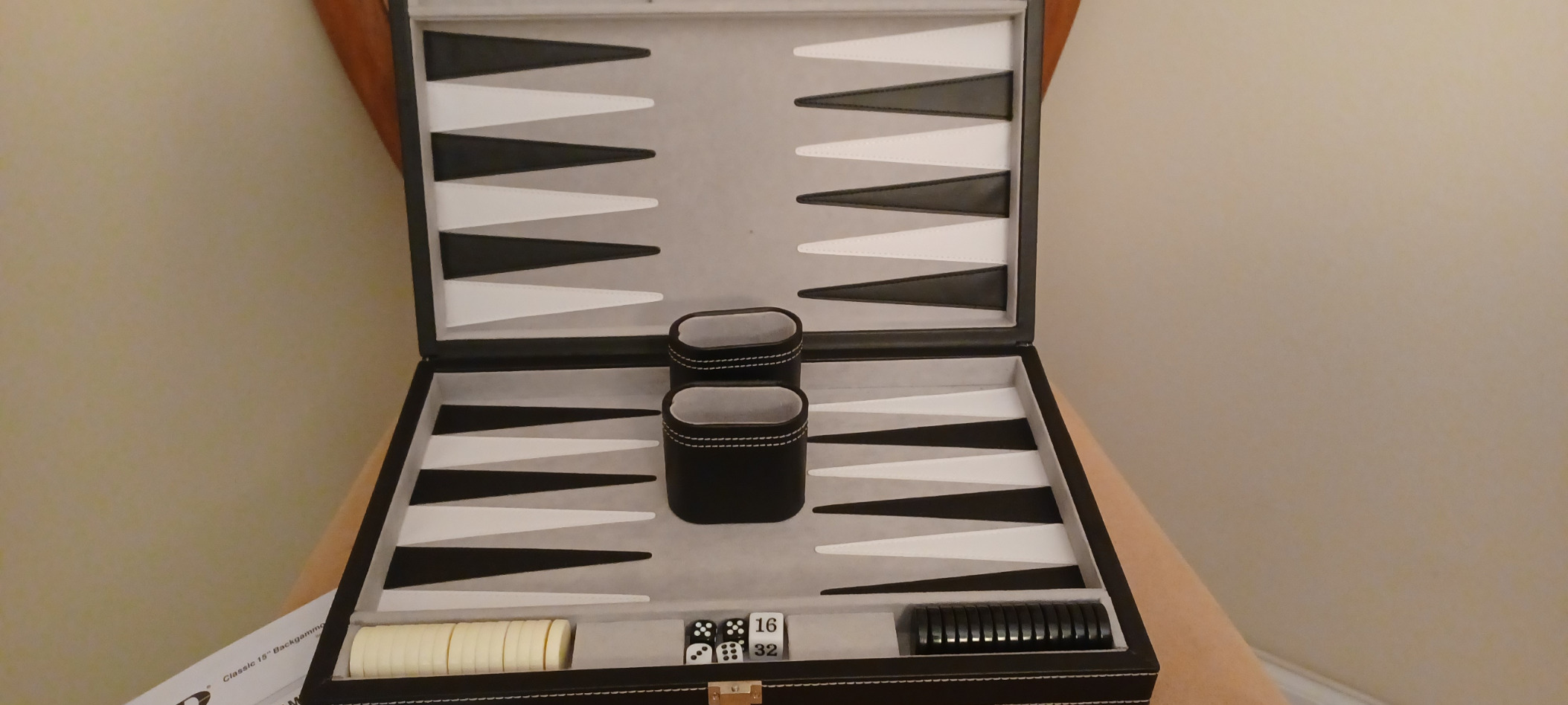 Mainstreet Classics 18-Inch Backgammon Board Game Set customer photo 1