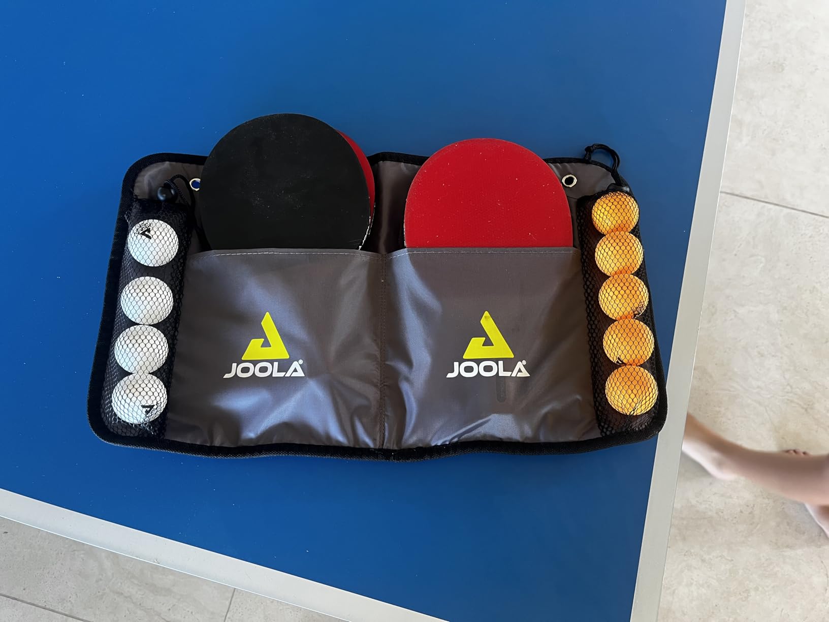 JOOLA Family Premium Ping Pong Paddles Set of 4 - Advanced Table Tennis Rackets, 10 Training 3 Star Ping Pong Balls, and Storage Case - Competitive or Recreational Play - Indoor and Outdoor Compatible customer photo 2