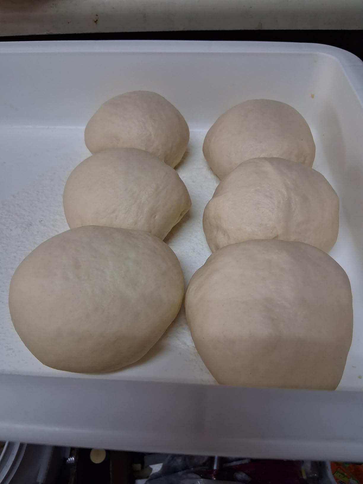 DoughMate Pizza Dough Proofing Box & Tray Kit | 2 Stackable Pizza Dough Trays, 1 Lid & A Dough Scraper - NSF Certified, Made in USA customer photo 1