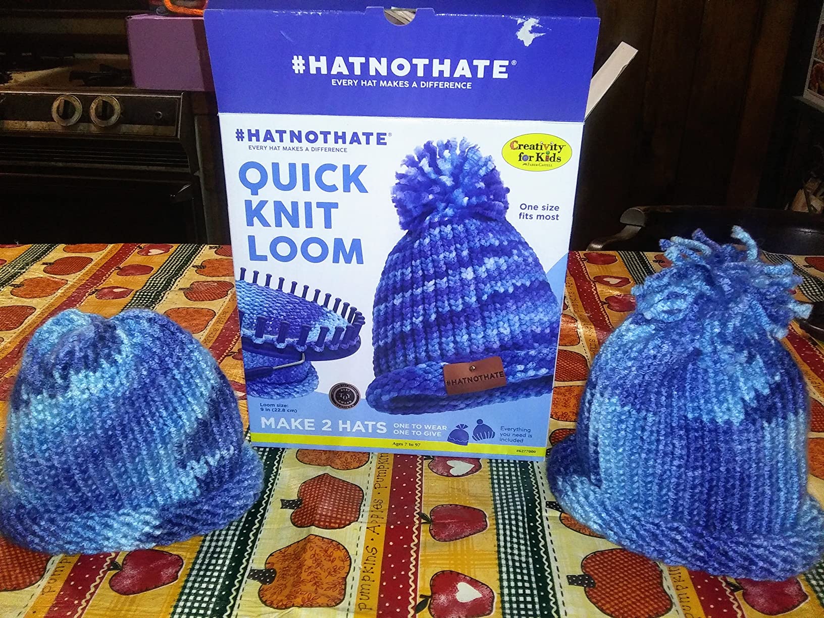 Creativity for Kids Quick Knit Loom Kit - Knitting Kit for Kids, Make Your Own Pom Pom Hat and Accessories, Knitting Loom Crafts for Kids customer photo 1