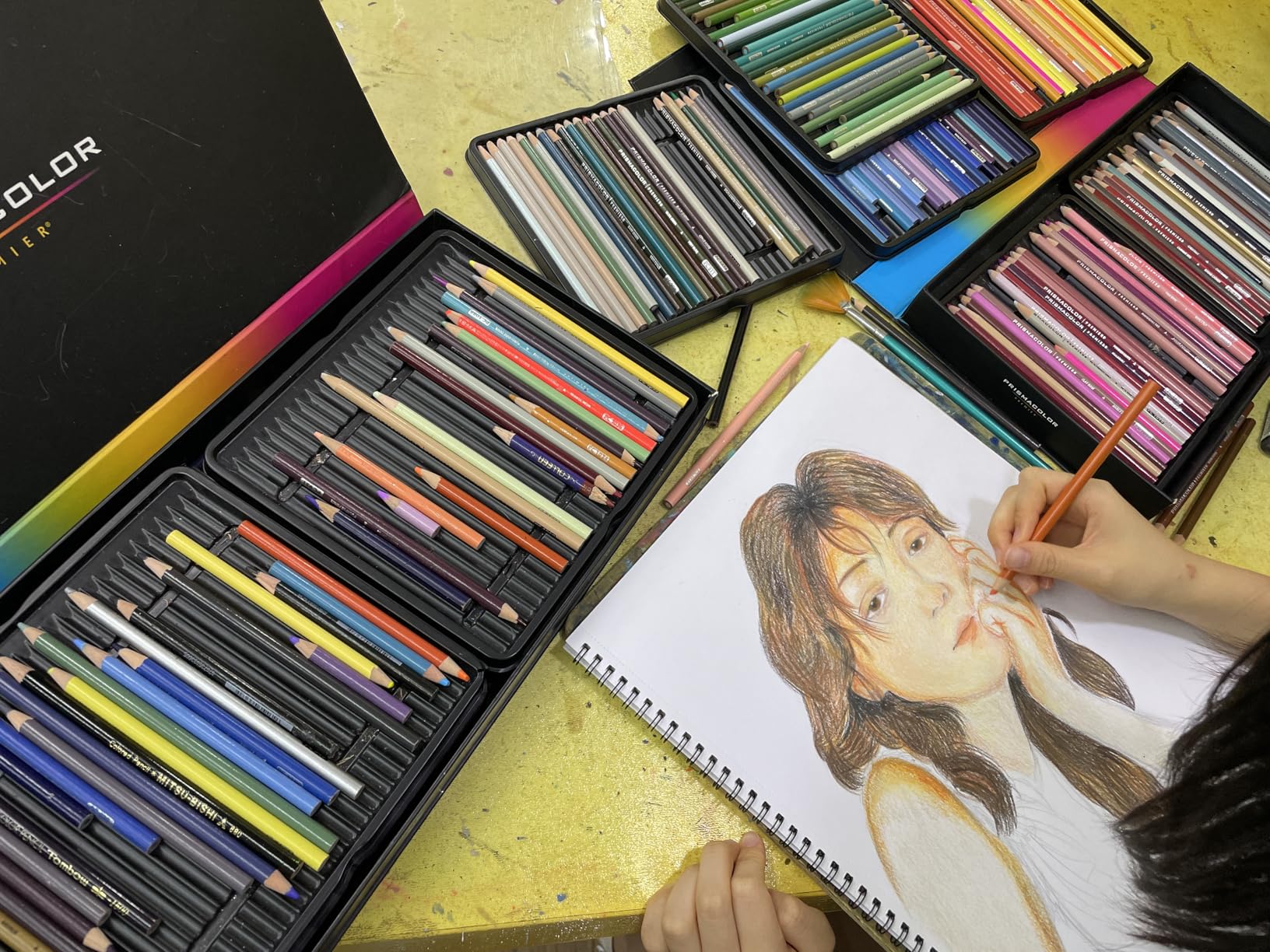 Prismacolor Premier Colored Pencils, Soft Core, Assorted Colors, 150 Count - Durable, Vibrant, Ultra-Smooth, Adult Coloring, Drawing, Sketching, Arts & Crafts customer photo 2