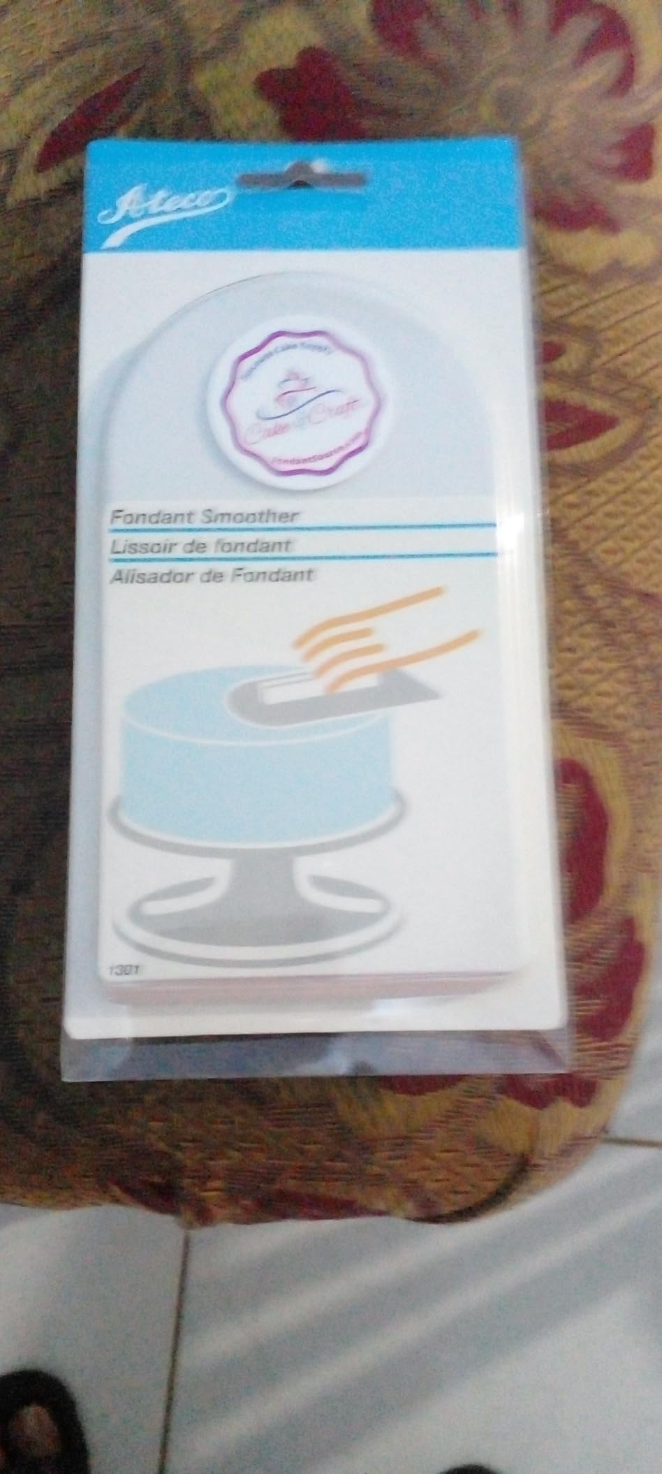 Ateco 1301 Fondant and Icing Smoother,White,medium customer photo 1