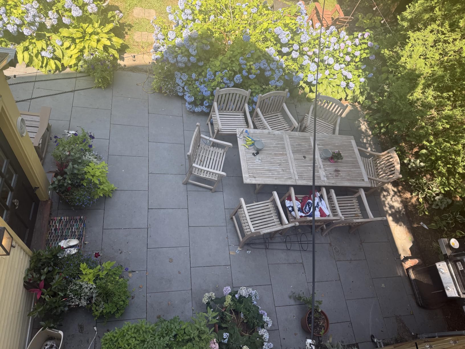 Amazonia Newcastle 9-Piece Outdoor Rectangular Dining Table Set | Certified Teak customer photo 1