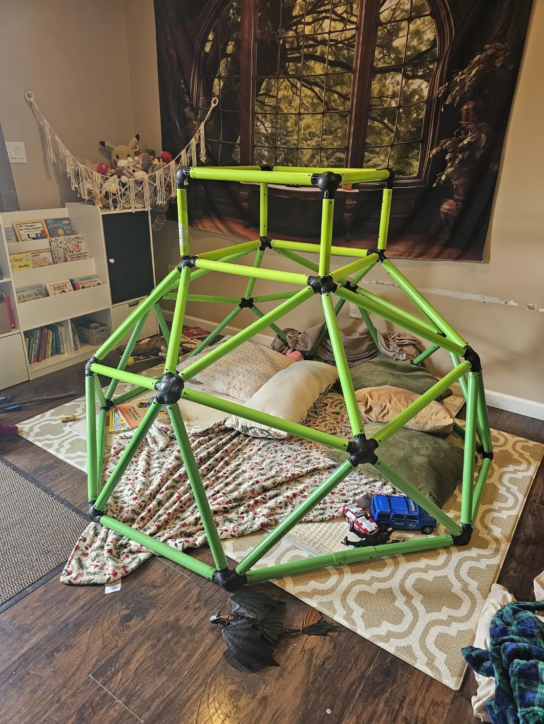 Eezy Peezy Climber with Top - Active Indoor Outdoor Play Set Climbing Dome Equipment Toys - Fun for Kids Ages 3 to 6 Years Old customer photo 1