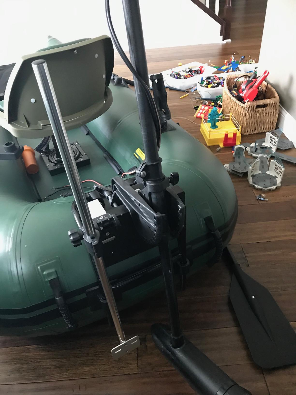 Sea Eagle 285 Frameless Inflatable 9' Pontoon Fishing Boat - 1 Person - Lightweight, Portable - Perfect for Hunting & Fishing - Sets up in 5 Minutes customer photo 2