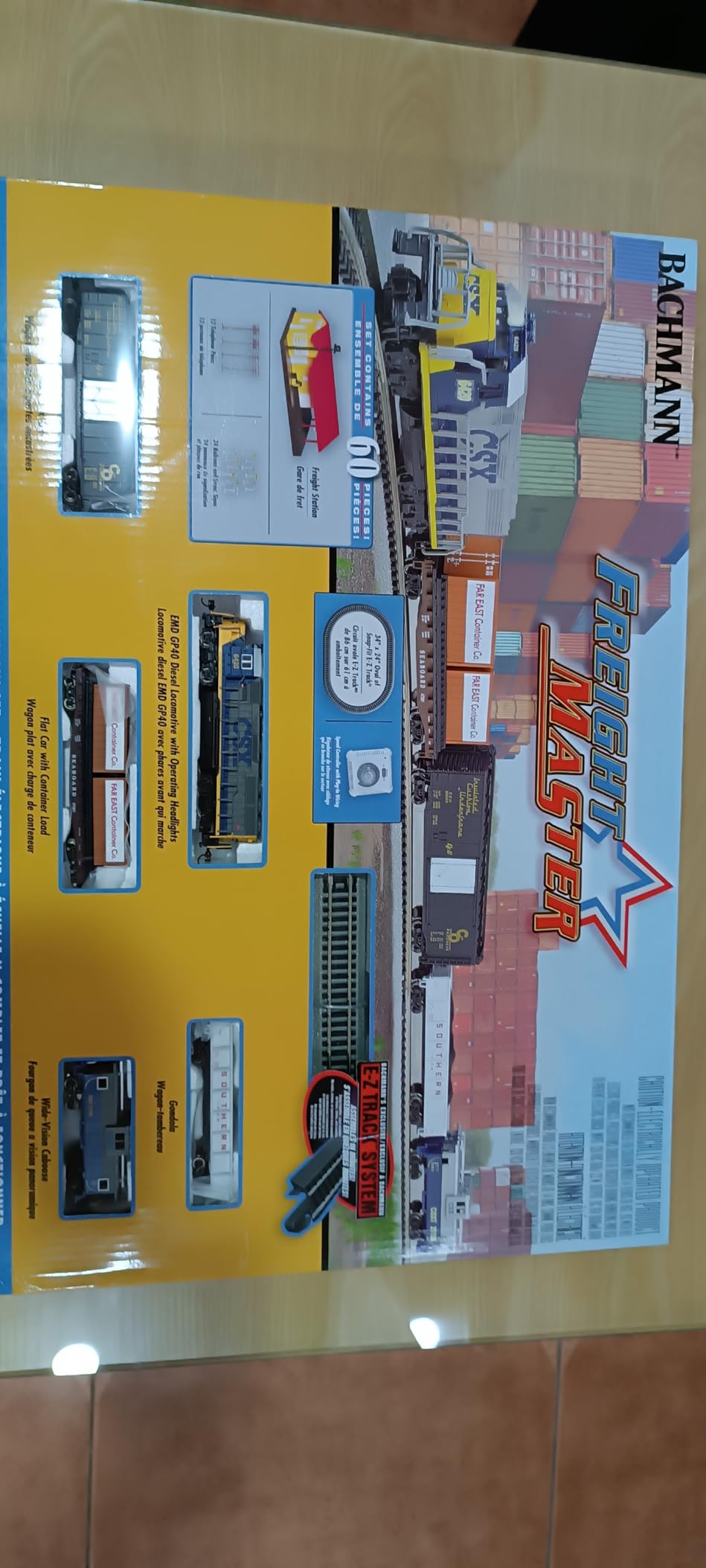 Bachmann Trains - Freightmaster Ready To Run 60 Piece Electric Train Set - N Scale, Silver customer photo 1