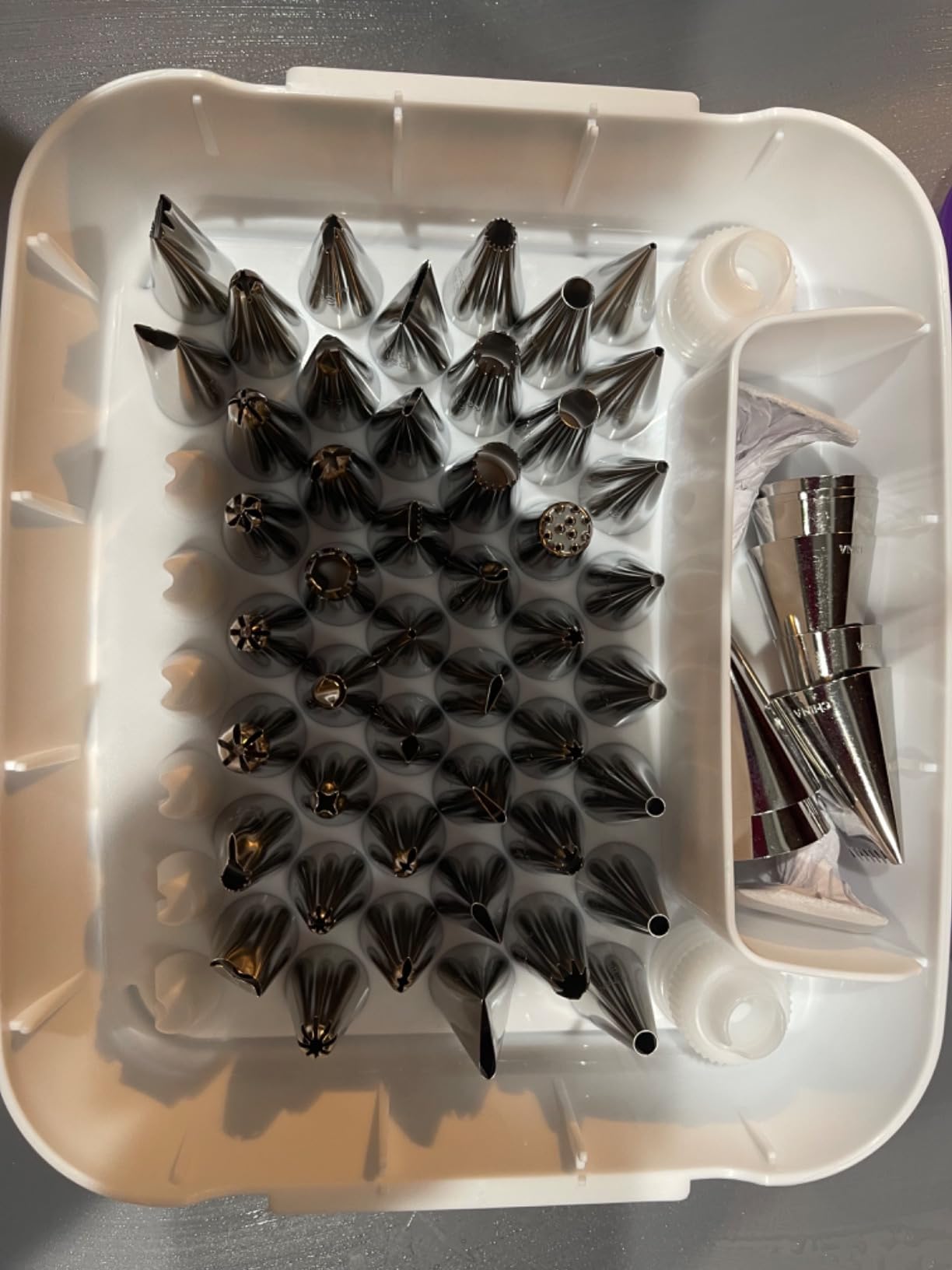 Wilton Master Cake Decorating Piping Tips Set - Decorating Supplies for Cakes & Cupcakes - Comes with Carrying Case - Includes Star, Leaf, Zigzag Tips & More - 55-Piece Set customer photo 2