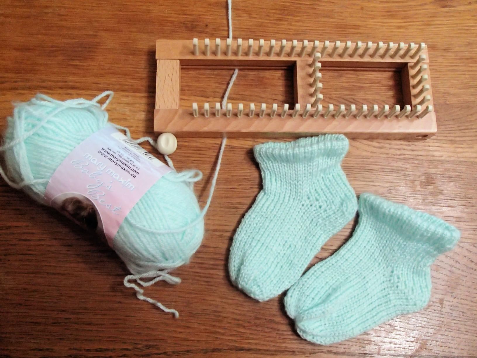 Authentic Knitting Board Sock Loom 2, Regular Gauge | Adjustable Loom, 100% Hardwood customer photo 1
