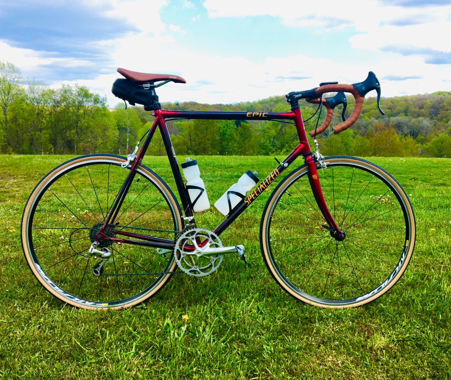 Charge Spoon Saddle, CrMo Rails - Dark Brown customer photo 1