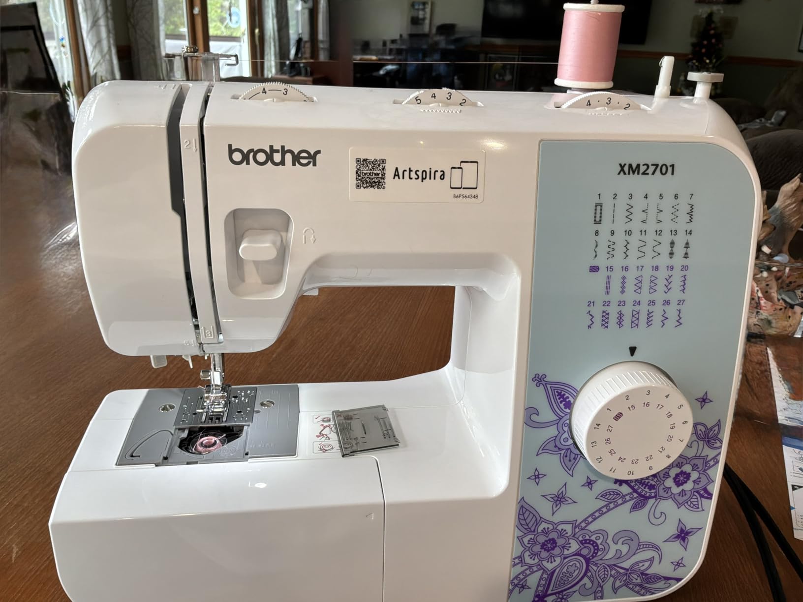 Brother Sewing Machine, XM2701, Lightweight Machine with 27 Stitches, 6 Included Sewing Feet customer photo 2