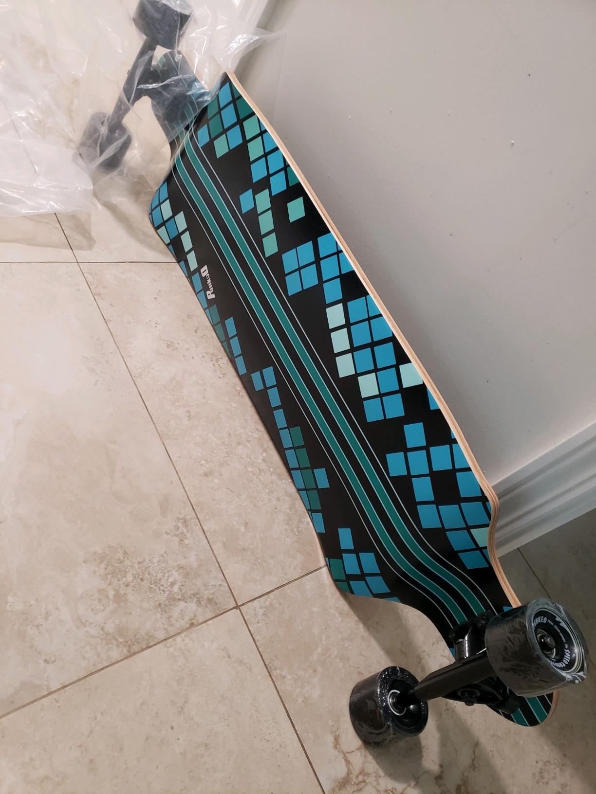 Yocaher Professional Speed Drop Down Complete Longboard Skateboard customer photo 2
