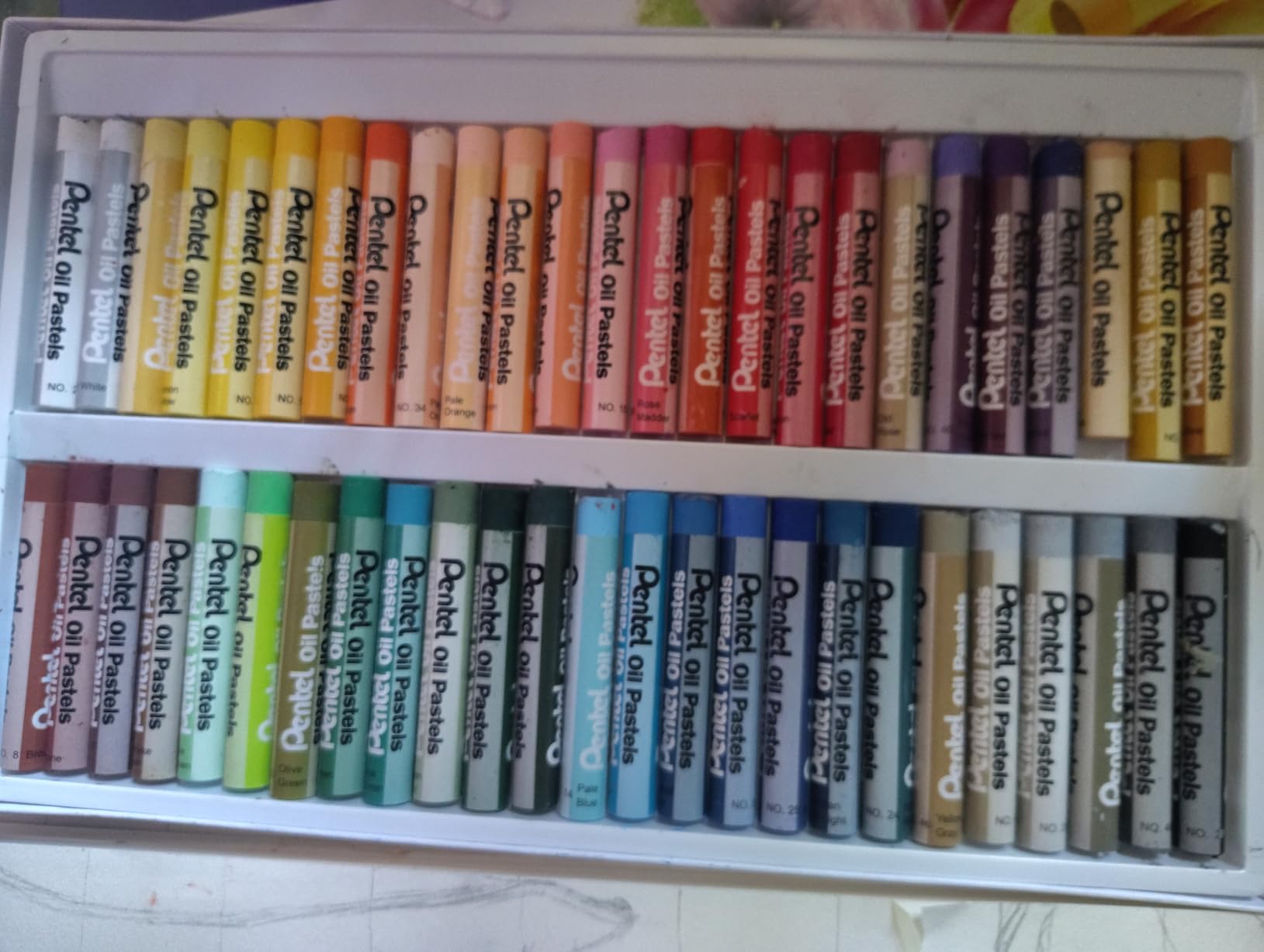 Pentel Oil Pastels - 50 Color Set (PHN-50) customer photo 2