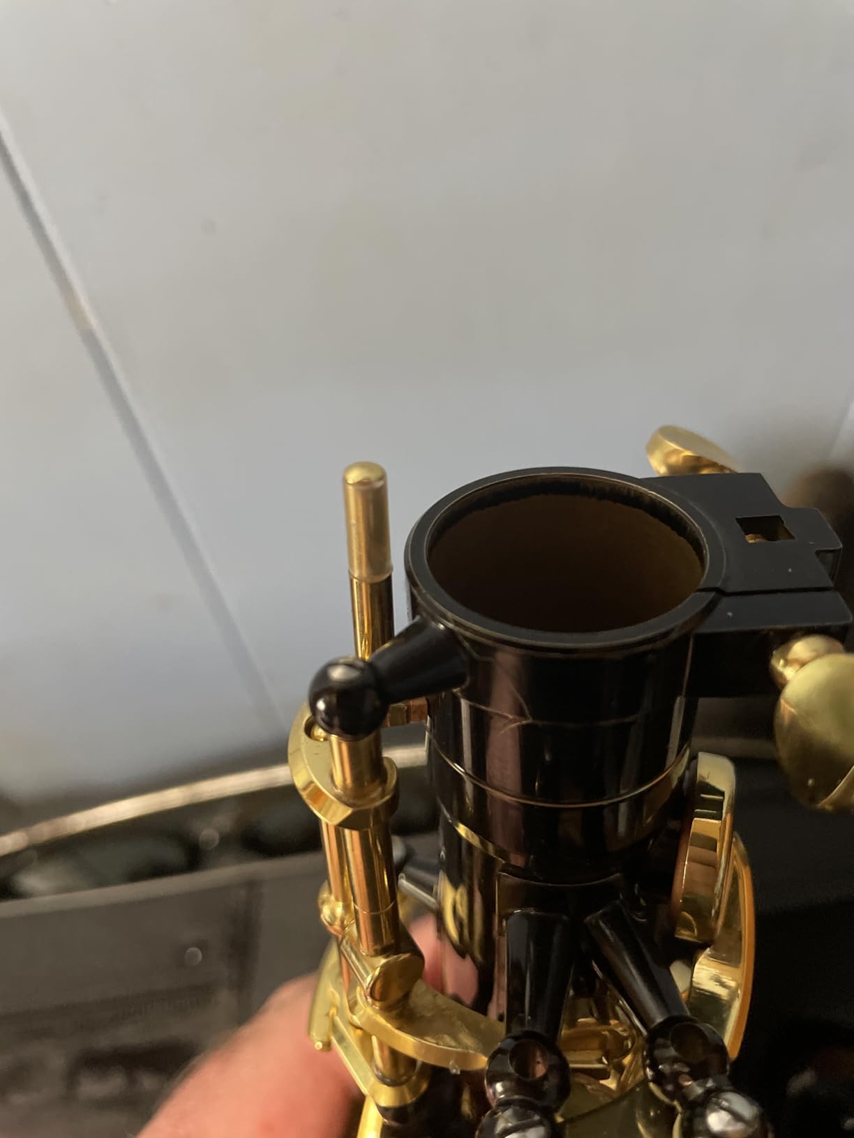 Glory Gold Laquer E Flat Alto Saxophone with 11reeds,8 Pads cushions,case,carekit customer photo 1