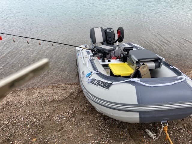 BRIS 10.8 ft Inflatable Boat Rafting Fishing Dinghy Tender Pontoon Boat customer photo 2