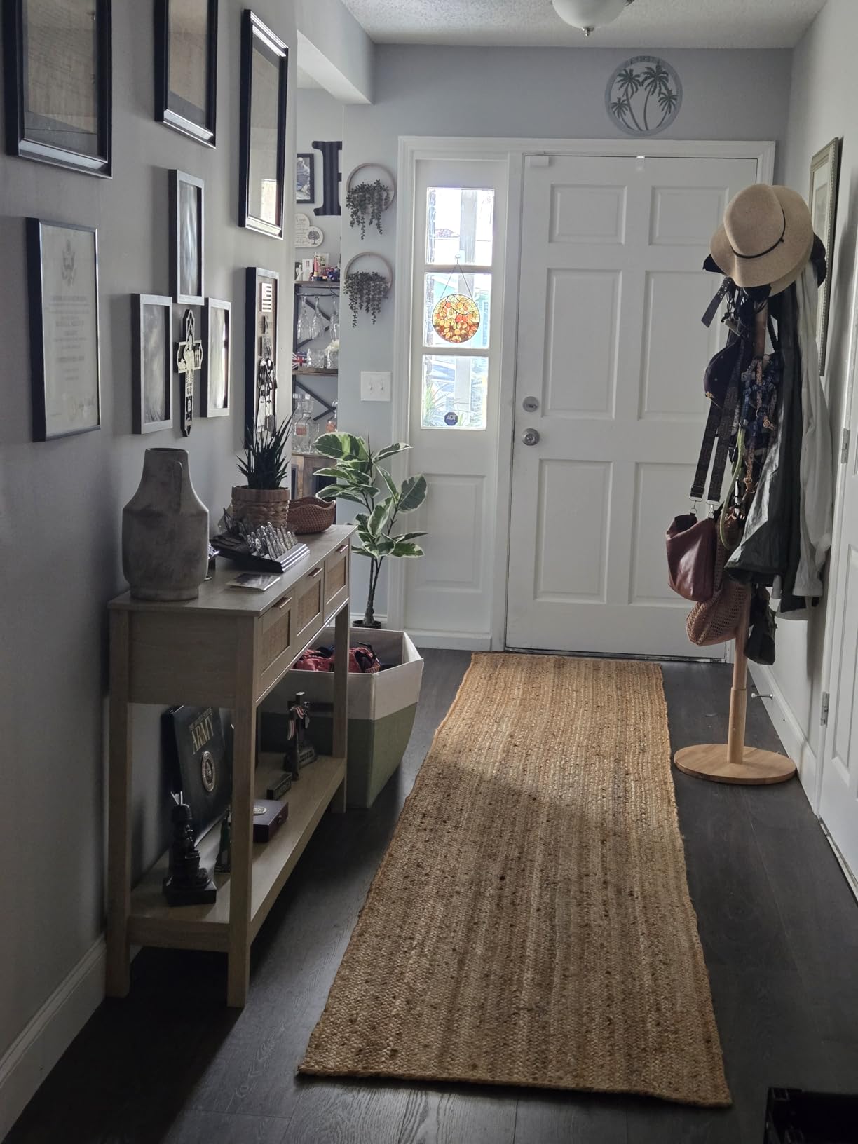 nuLOOM 6x9 Rigo Jute Hand Woven Area Rug, Natural, Solid Farmhouse Design, Natural Fiber customer photo 2