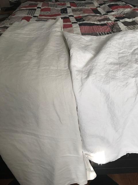 CCS Canvas Drop Cloth for Painting - All Purpose Cotton Duck Cloth Tarp for Curtains, Tablecloths, Backdrops - Washable & Reusable Floor Cover & Dust Sheet for Furniture (9x12 Ft) customer photo 2