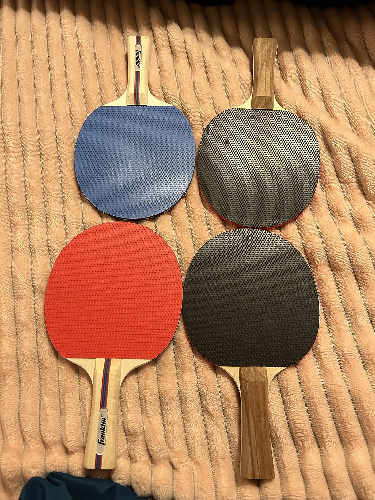 Franklin Sports Ping Pong Paddle Set with Balls - 2 Player & 4 Player Table Tennis Paddle Kit - Full Ping Pong Starter Kit customer photo 2