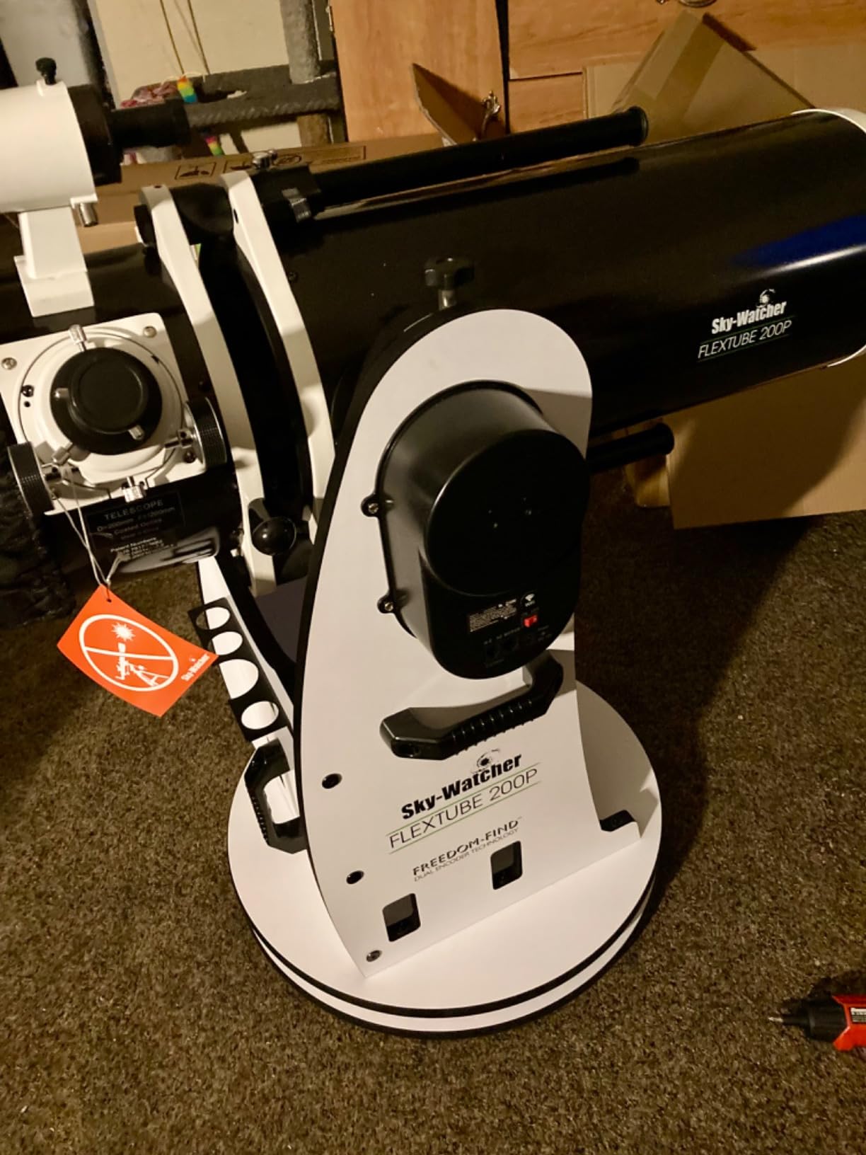 SkyWatcher Flextube 300 SynScan Dobsonian 12-inch Collapsible Computerized GoTo Large Aperture Telescope customer photo 1