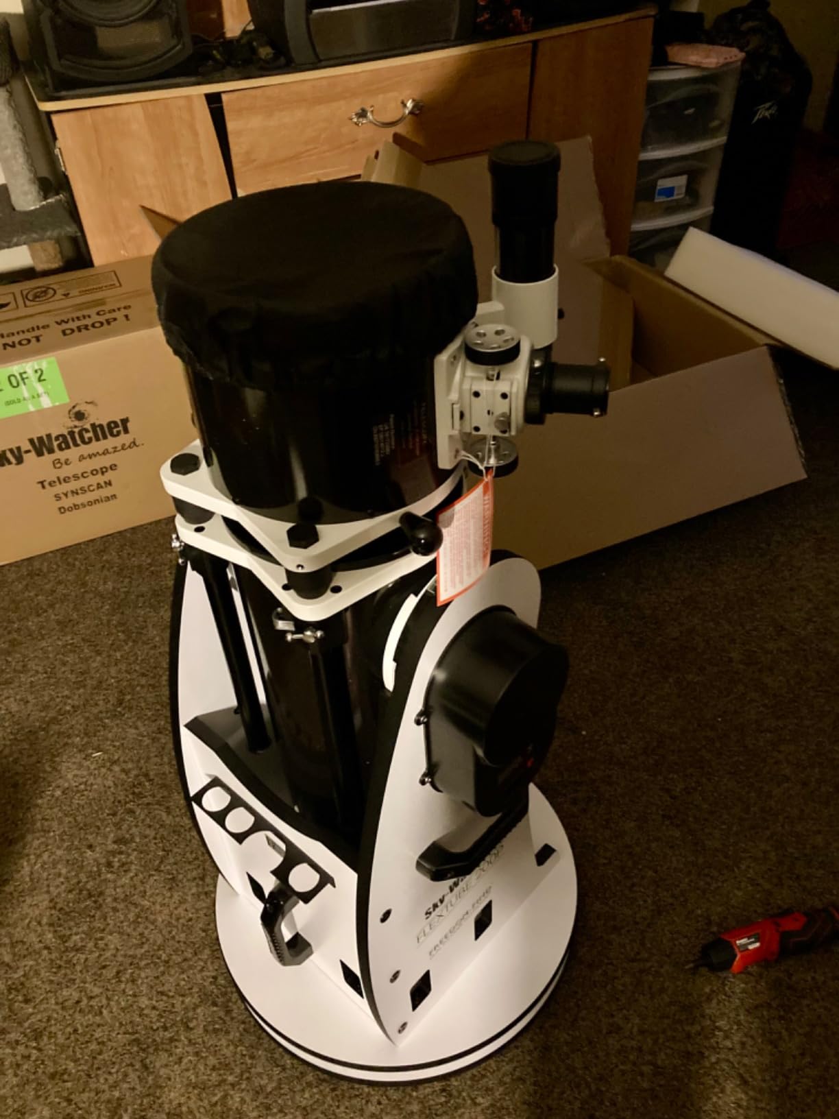 SkyWatcher Flextube 300 SynScan Dobsonian 12-inch Collapsible Computerized GoTo Large Aperture Telescope customer photo 2