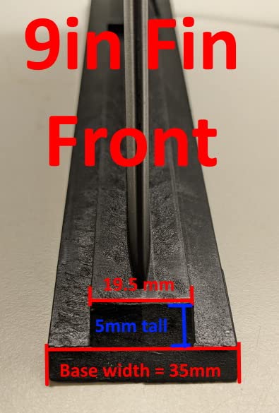 Retrospec Replacement Fins for Inflatable Paddle Board - Essential SUP Accessories Set of 3 - Removable Black Fins for Precise Steering in All Waters customer photo 2