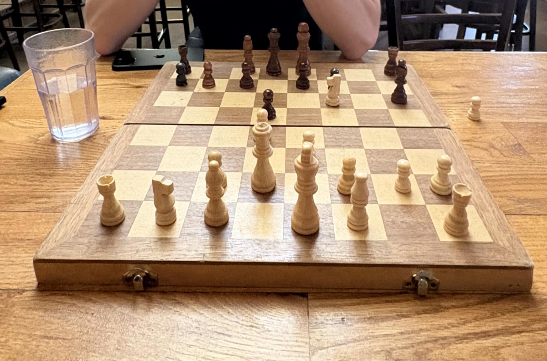 Chess Armory Wooden Chess Set 15 Inch - Classic Handcrafted Game Board for Adults with Extra Queen Pieces and Storage Box - Ideal for Home and Travel - Non-Magnetic customer photo 1