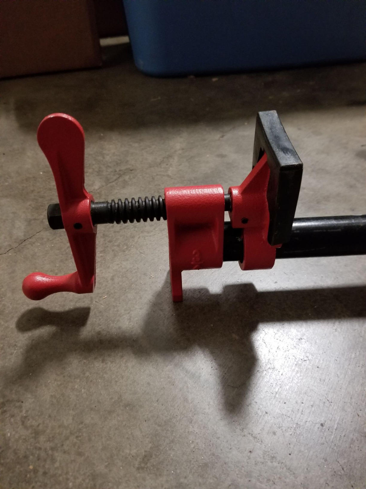 BESSEY PC34-2, 3/4 In. Traditional Style Pipe Clamps - Incredibly Versatile, Easy To Assemble, Indispensable Workshop Clamp For Woodworking, Carpentry, Home Improvement, and DIY Projects customer photo 1
