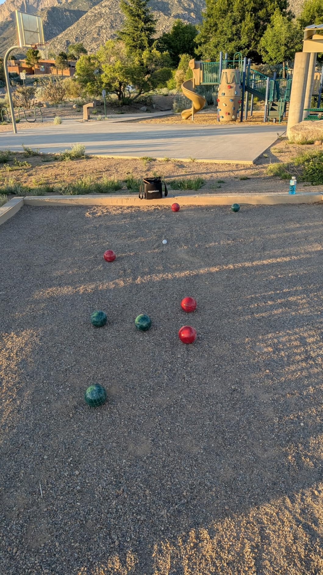 Amazon Basics 100mm Bocce Ball Set customer photo 2