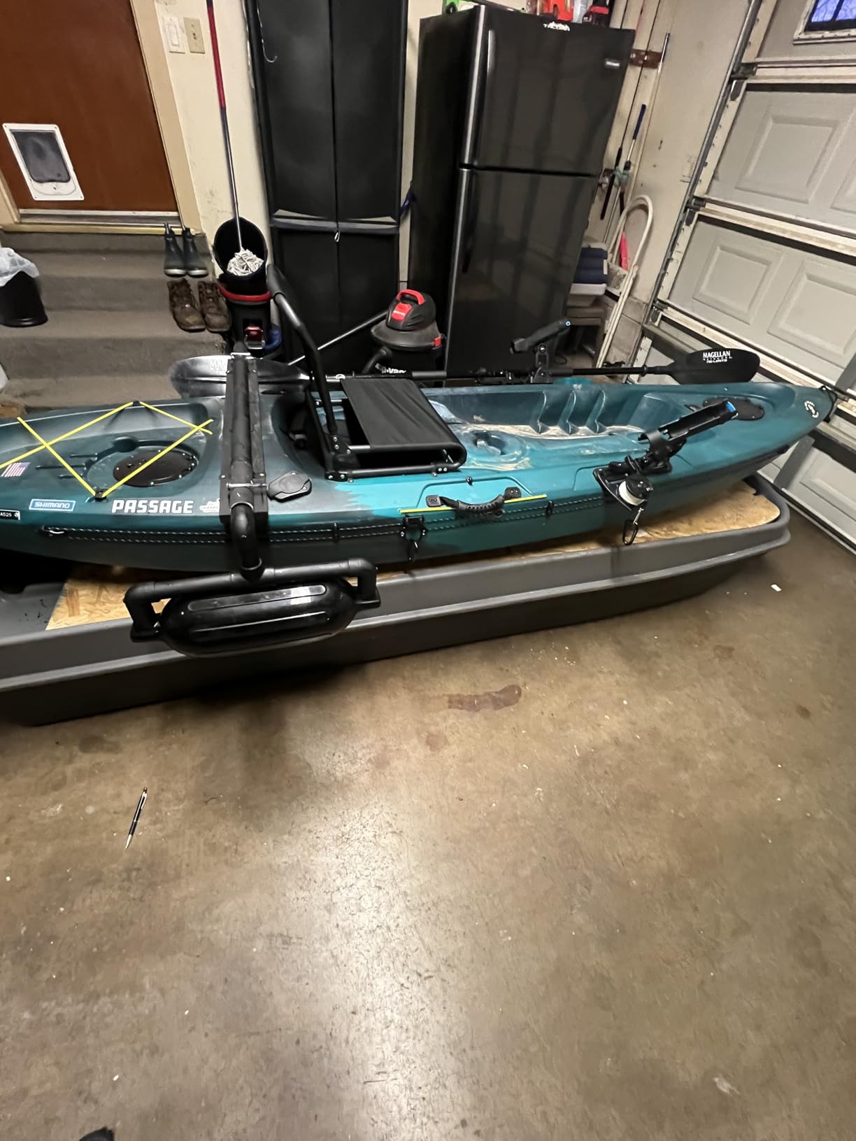 YakAttack LeverLoc Anchor Trolley Kit - Easy Install - Made in USA | Kayak Anchor System with Stealth Pulleys & PadHooks | Includes Reflective 35' Paracord & Mounting Hardware customer photo 1