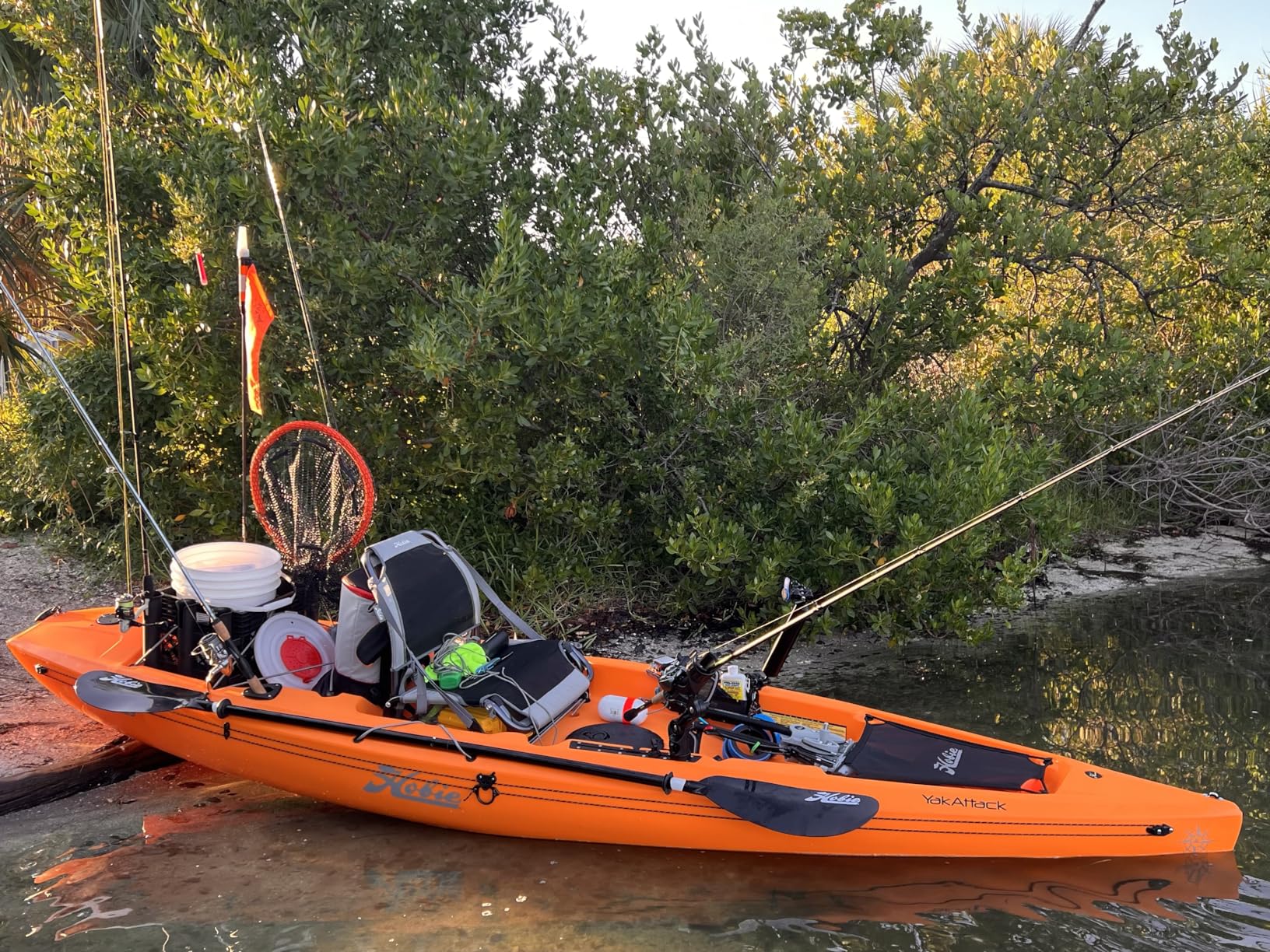 YakAttack LeverLoc Anchor Trolley Kit - Easy Install - Made in USA | Kayak Anchor System with Stealth Pulleys & PadHooks | Includes Reflective 35' Paracord & Mounting Hardware customer photo 2