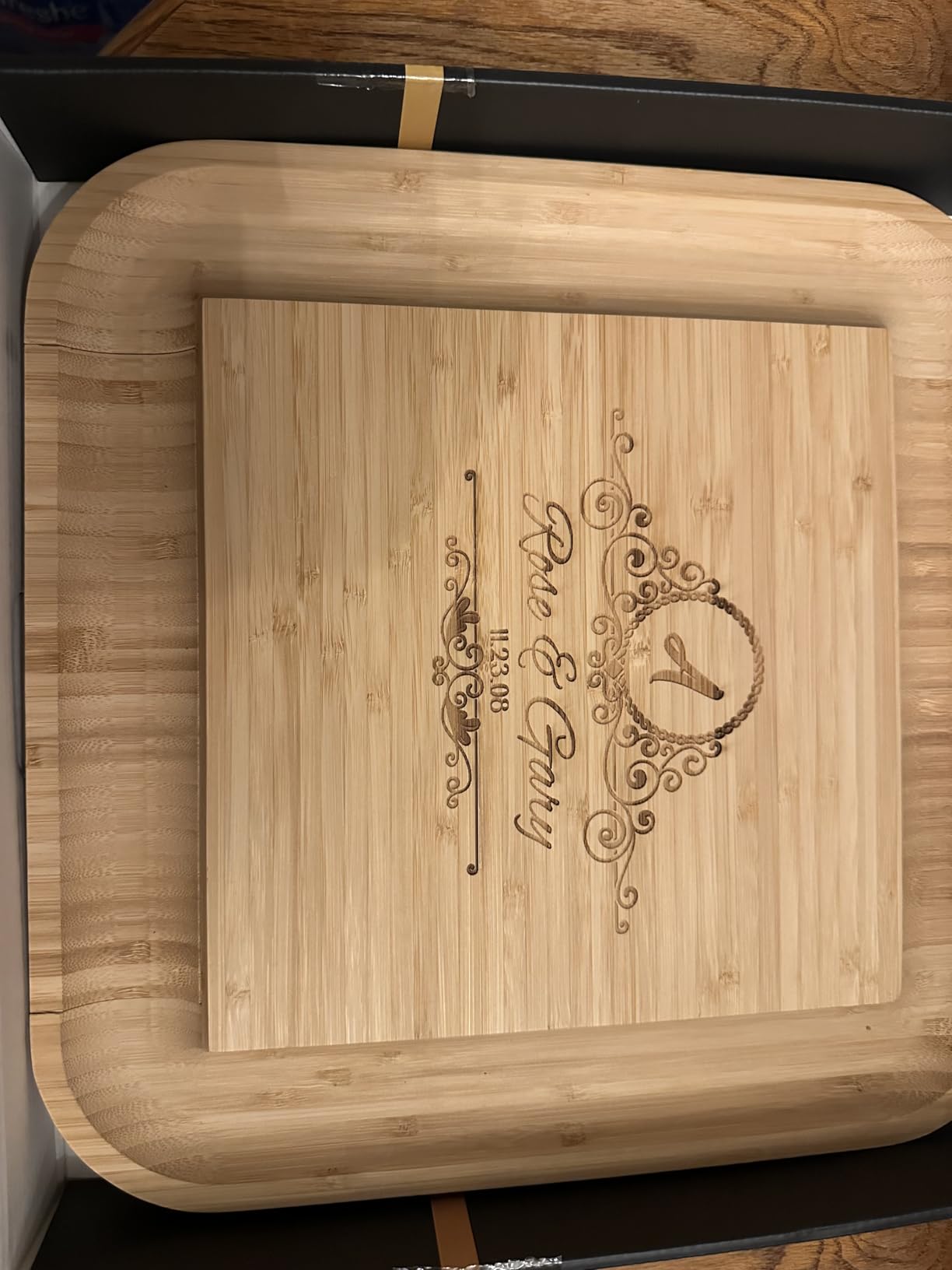 Bambusi Charcuterie Boards - Large Bamboo Charcuterie Board Set with Knives Serving Accessories, Cheese Tray - House Warming Gifts New Home, Wedding Gift, Bridal Shower Gifts, Birthday Gifts Women Men customer photo 2