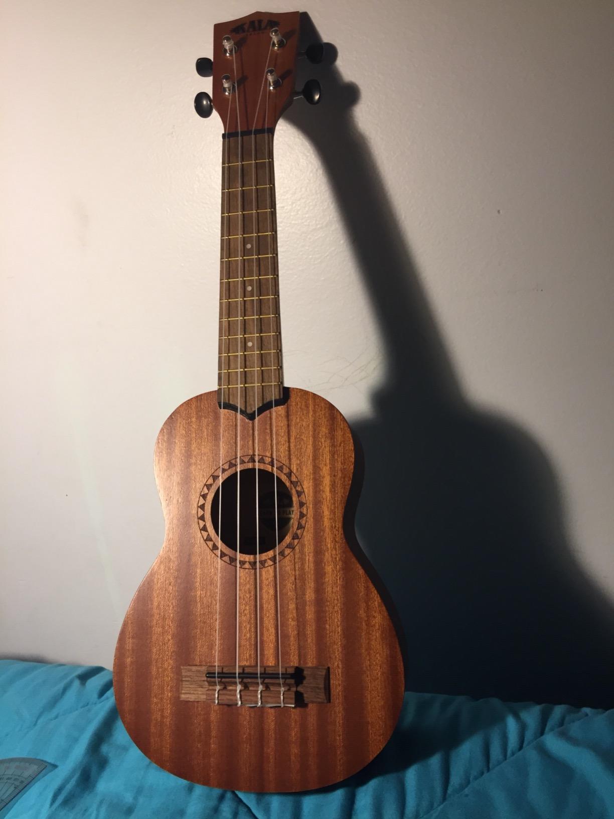 Official Kala Learn to Play Ukulele Soprano Starter Kit, Satin Mahogany with Online Lessons, Tuner App, and Booklet customer photo 1