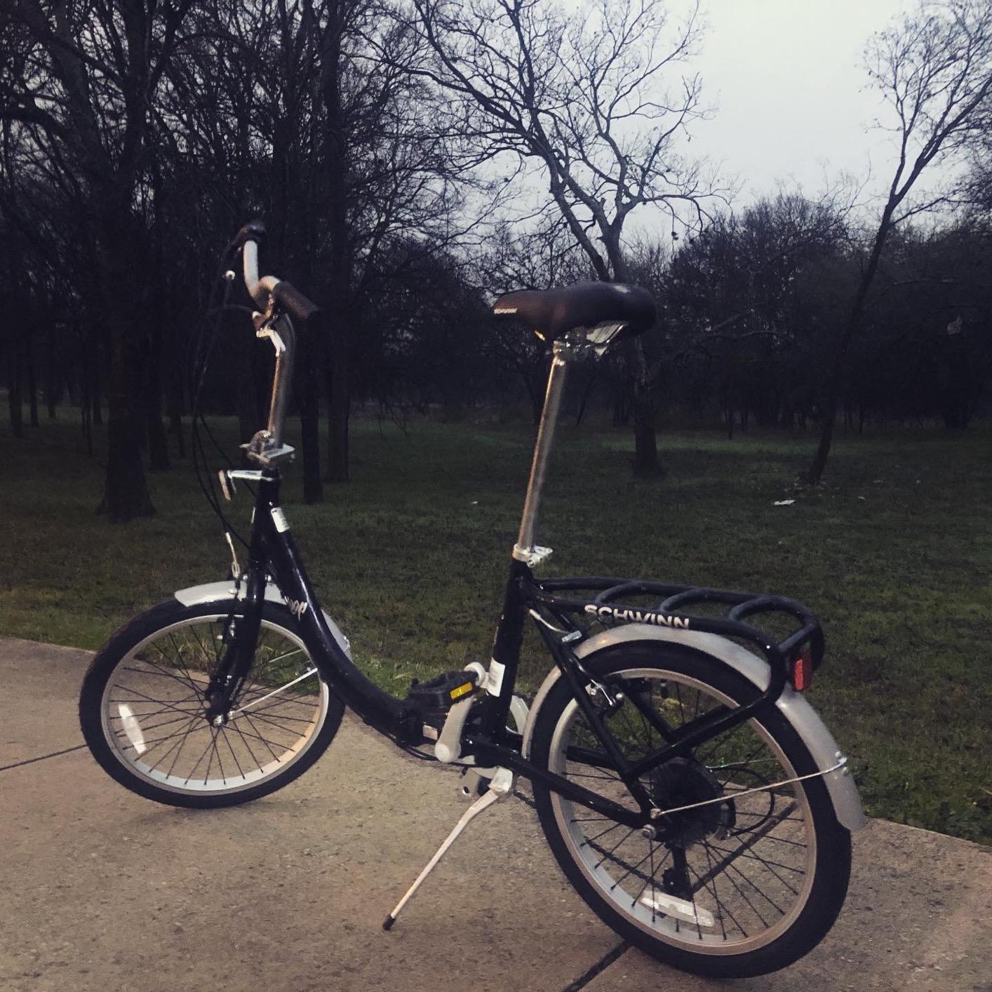 Schwinn Loop Folding Bike, 20-inch Wheel, 7-Speed, Lightweight Aluminum Frame customer photo 2