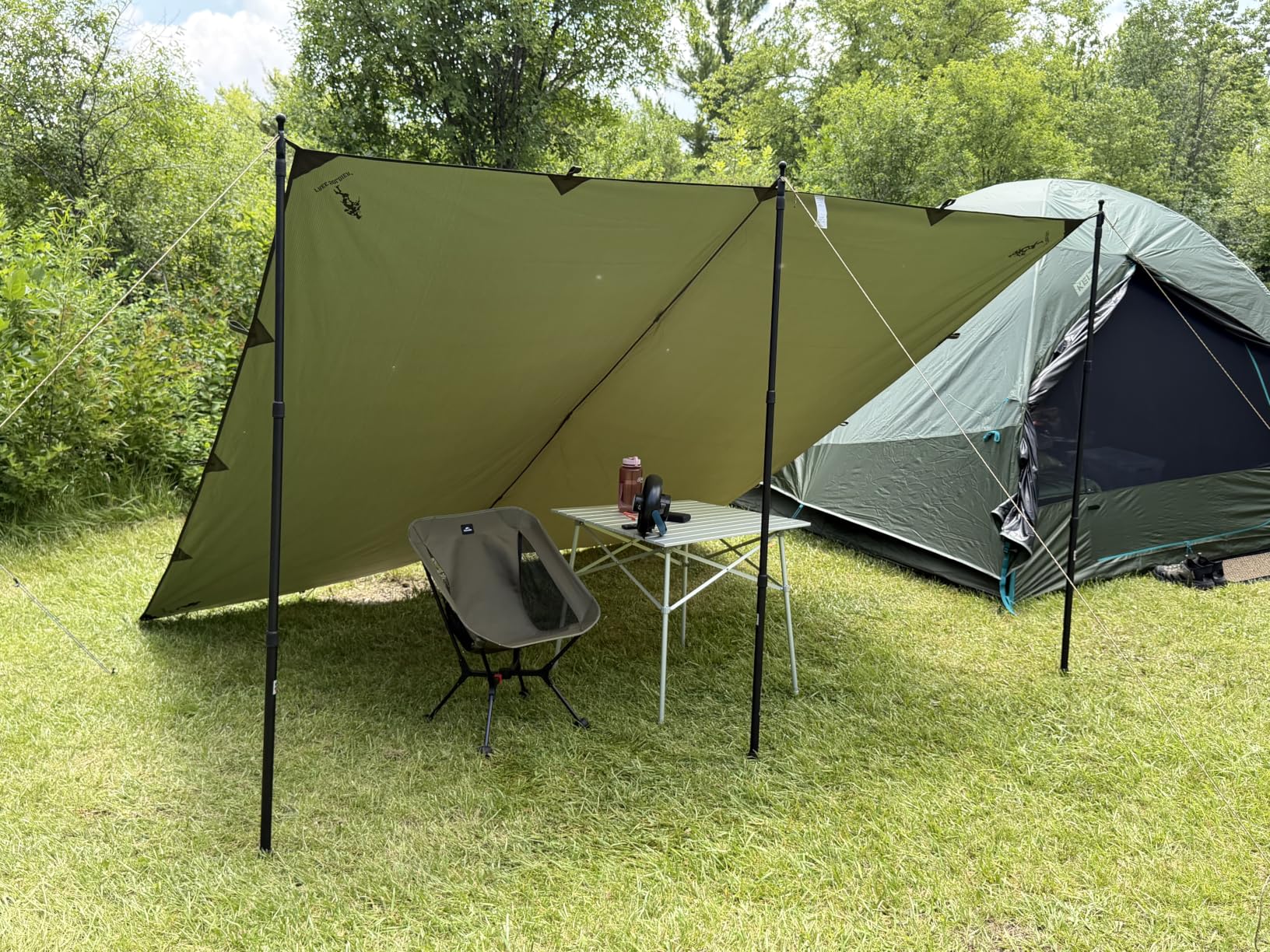 Free Soldier Waterproof Portable Tarp Multifunctional Outdoor Camping Traveling Awning Backpacking Tarp shelter Rain Tarp customer photo 2