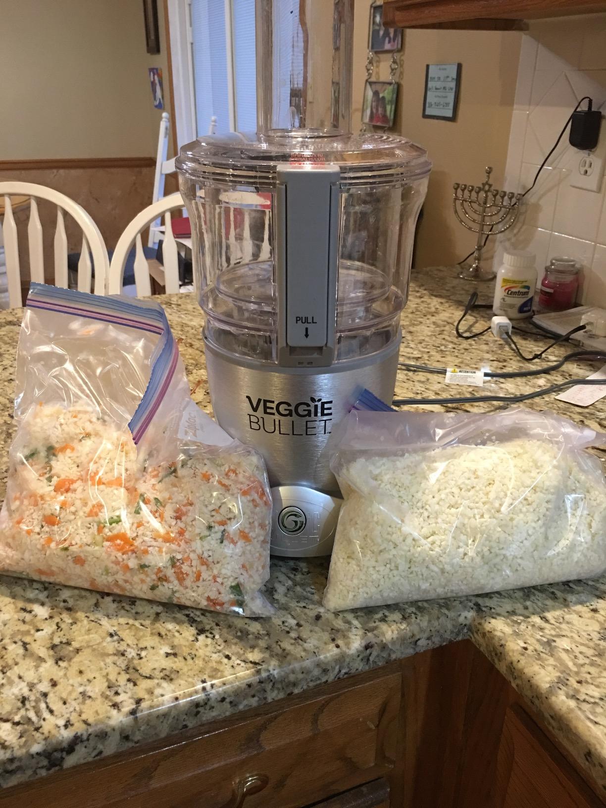 Veggie Bullet Electric Spiralizer & Food Processor, Silver customer photo 1