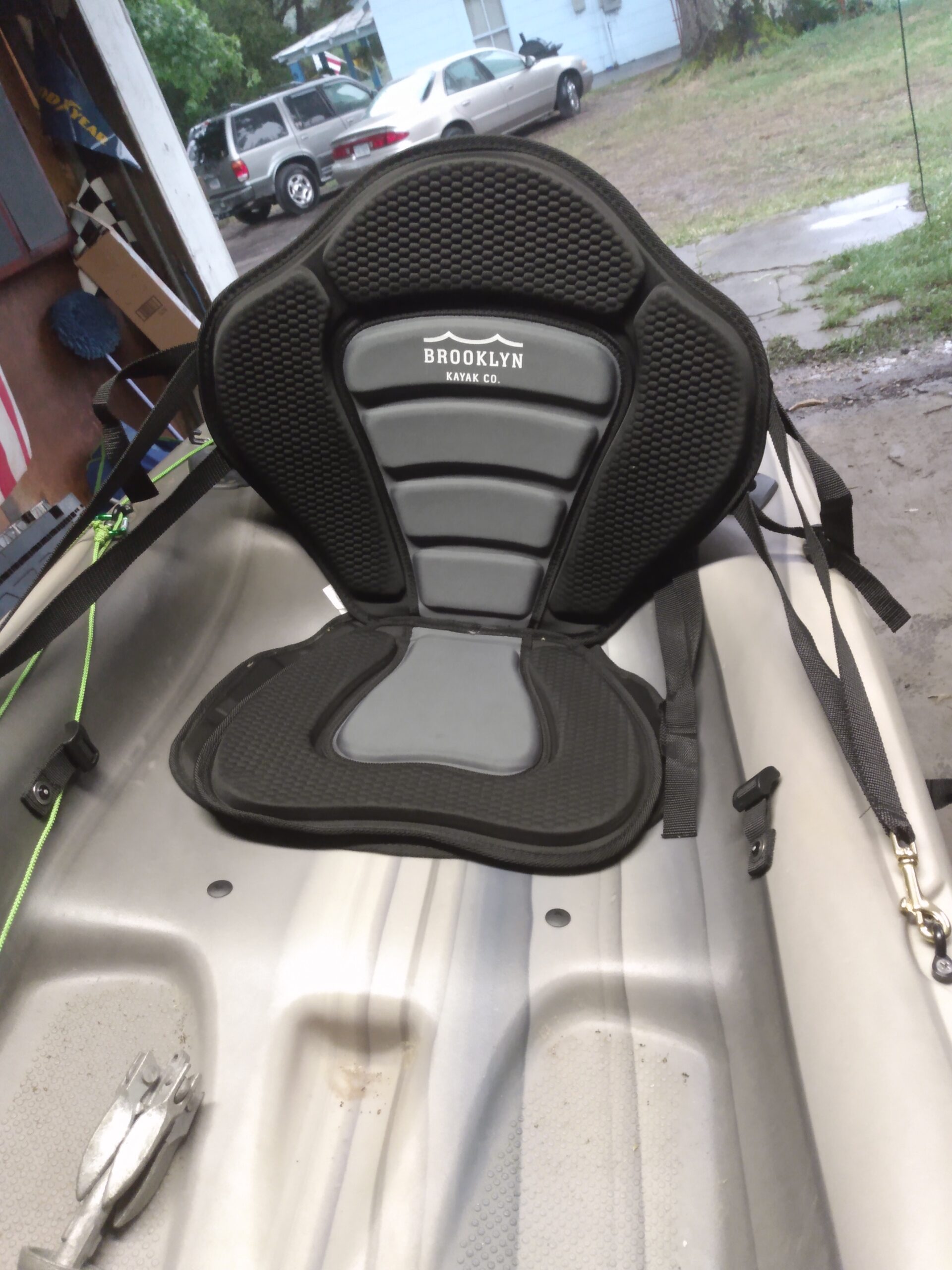 BKC UH-PS223 Universal Sit-On-Top Premium Memory Foam Padded Kayak Seat and Backrest with Adjustable Straps for Kayaking and Fishing by Brooklyn Kayak Company customer photo 2