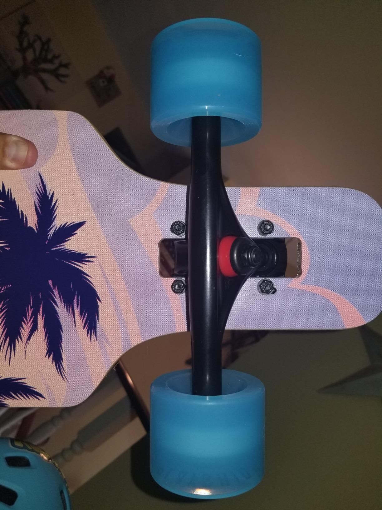 Playshion 39 Inch Drop Through Longboard Skateboard for Beginners customer photo 1
