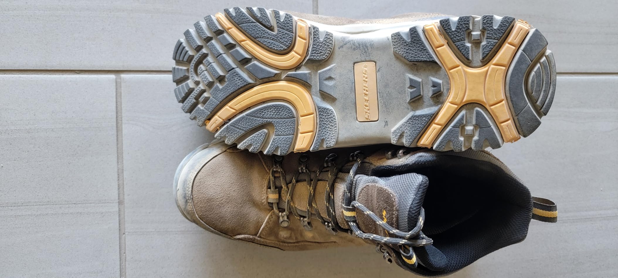 Skechers mens Relment-pelmo | Hiking, Waterproof, Relaxed Fit, Air-Cooled Memory Foam, Lace-Up Ankle Boot customer photo 2