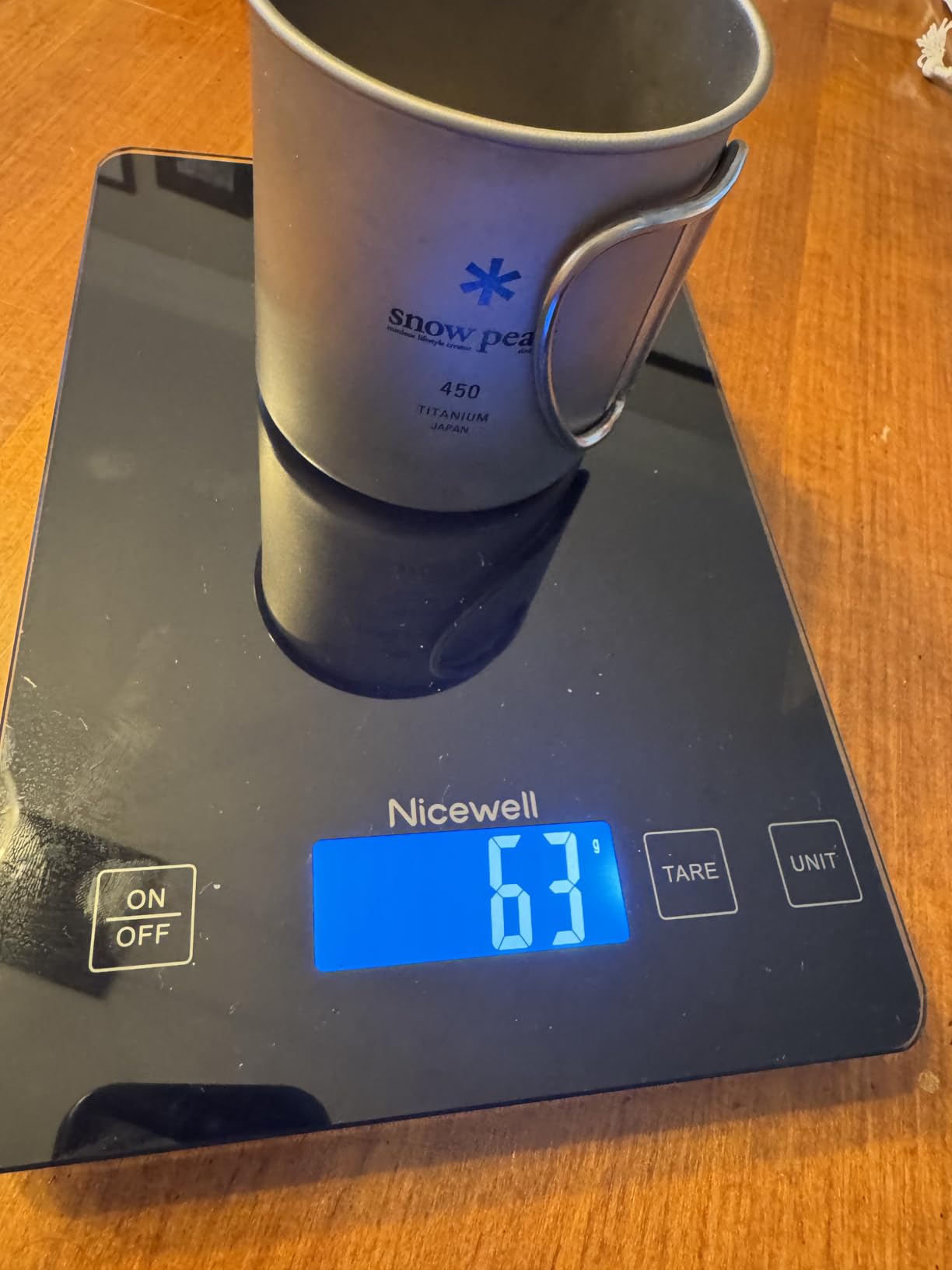 Snow Peak Japanese Titanium 450 Mug Camping, Backpacking, Cooking, Drinking Mug customer photo 1