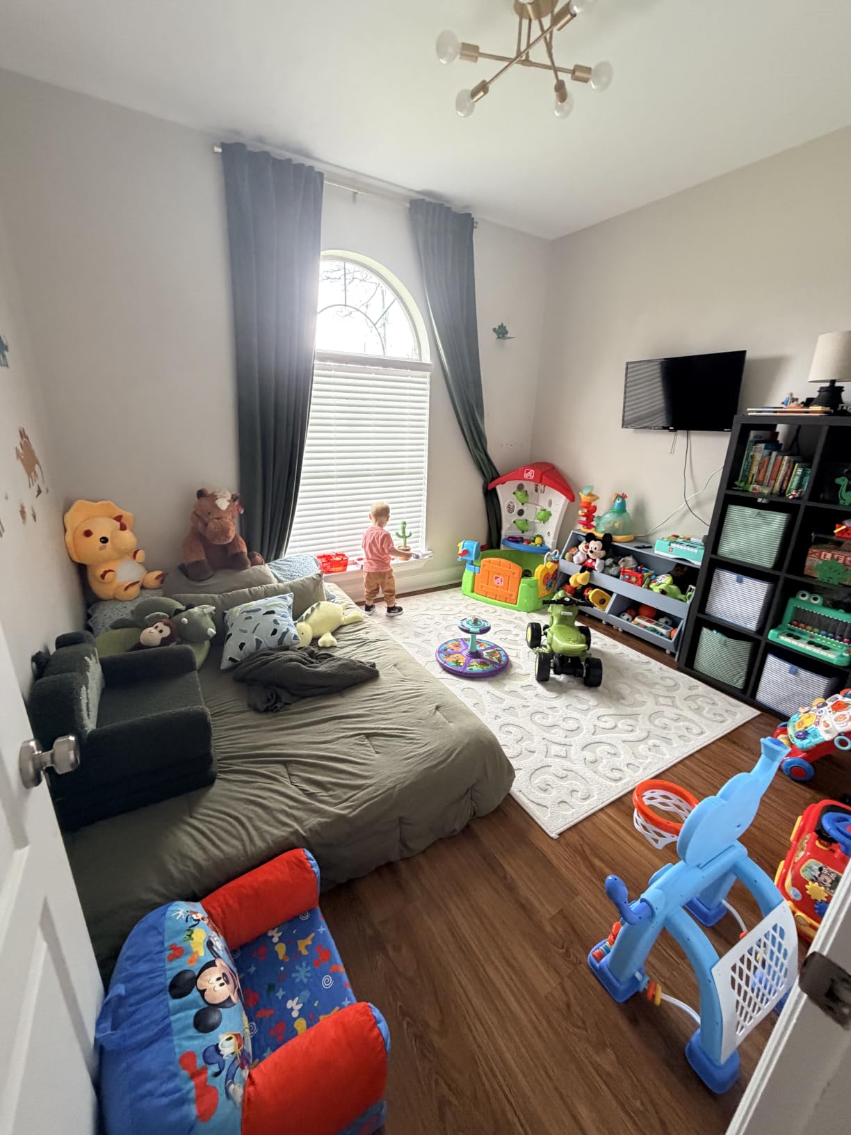 Step2 Toddler Corner House, Kids Playhouse, Indoor/Outdoor Playset, Play Gym with Kitchenette, Includes 15 Piece Toy Accessories, Made of Durable Plastic, for Toddlers 1+ Years Old customer photo 1
