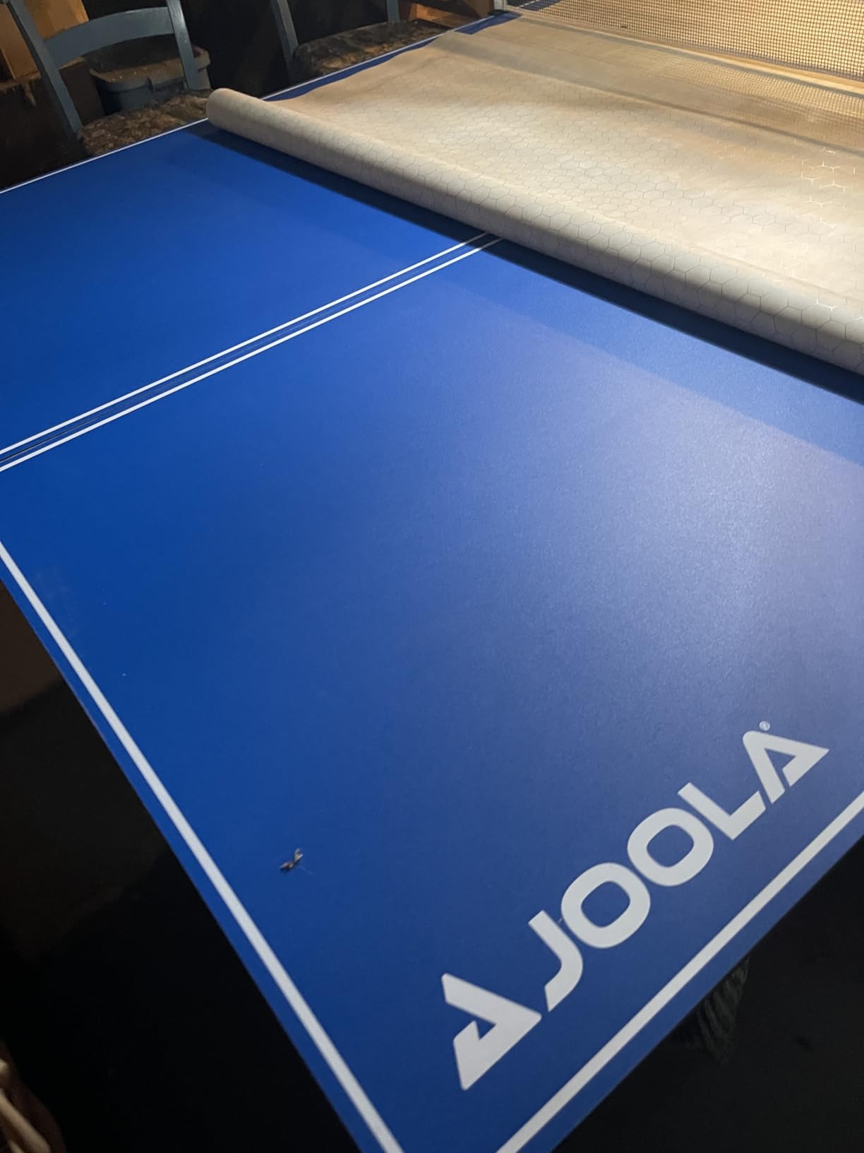 JOOLA Ping Pong Conversion Top with Net Set for Billiard and Pool Tables - Regulation Top Converts Billiards into Ping Pong Table - Includes Foam Padding for Protection - Steel Frame Option customer photo 2