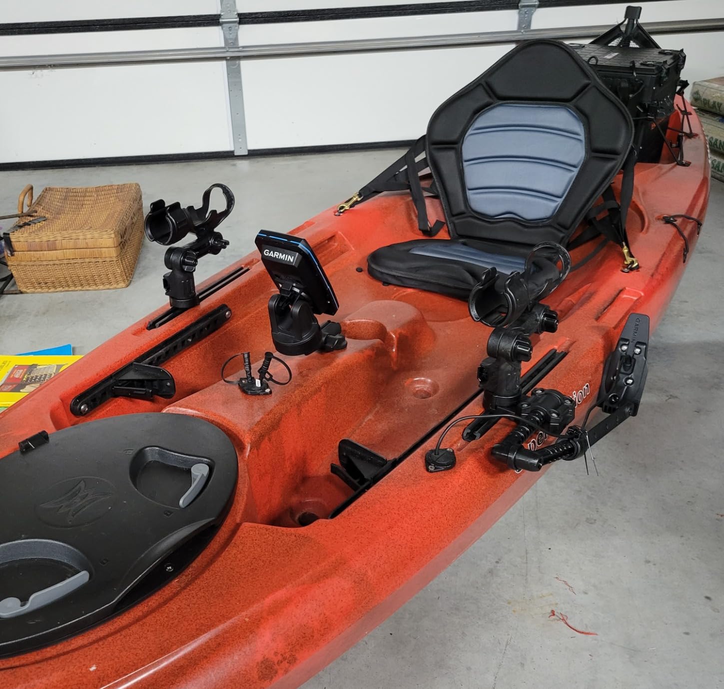 Ultra thick OceanMotion Ergo-Fit sit on top Kayak seat w/storage bag customer photo 2